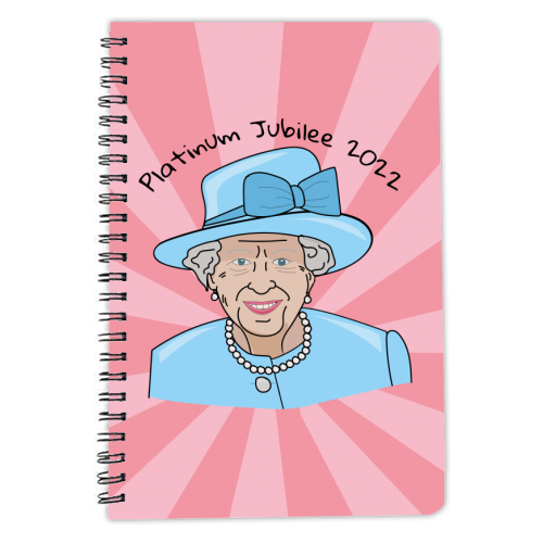 Queeny Mc Queen Face - personalised A4, A5, A6 notebook by Laura Lonsdale