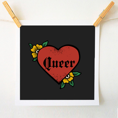 Queer - A1 - A4 art print by The Queer Store