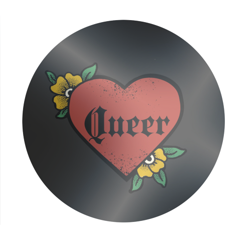 Queer - Circle Sticker by The Queer Store