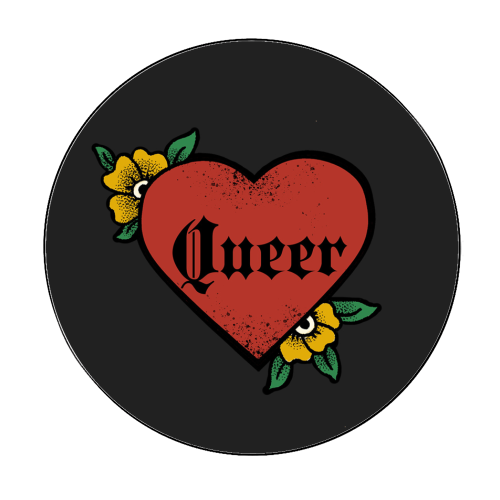 Queer - Circle Sticker by The Queer Store