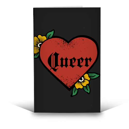 Queer - funny greeting card by The Queer Store