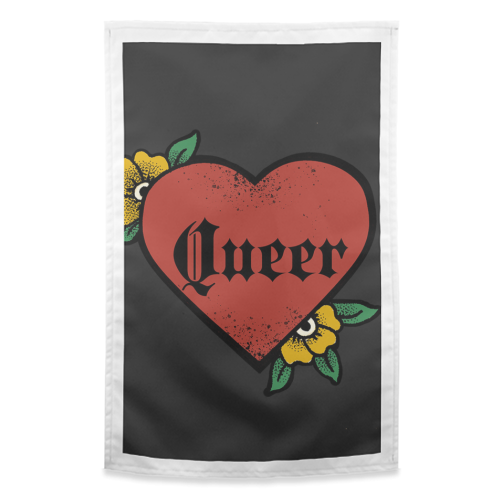 Queer - funny tea towel by The Queer Store