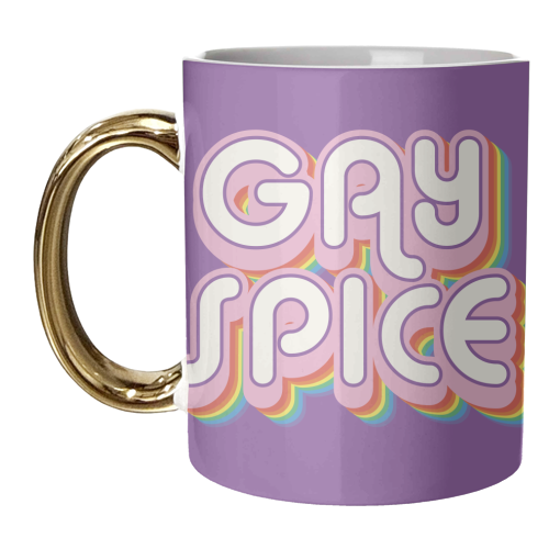 Queer LGBTQIA+ Gay Spice Giftware - unique mug by AbiGoLucky