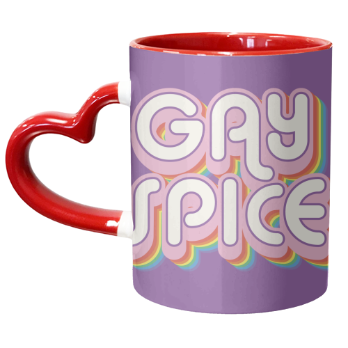 Queer LGBTQIA+ Gay Spice Giftware - unique mug by AbiGoLucky
