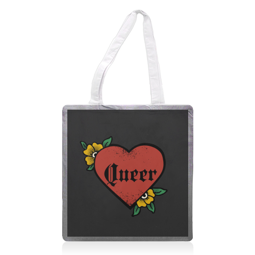 Queer - printed canvas tote bag by The Queer Store