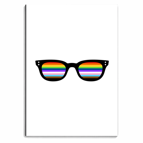 Queer Vision - personalised A4, A5, A6 notebook by Adam Regester