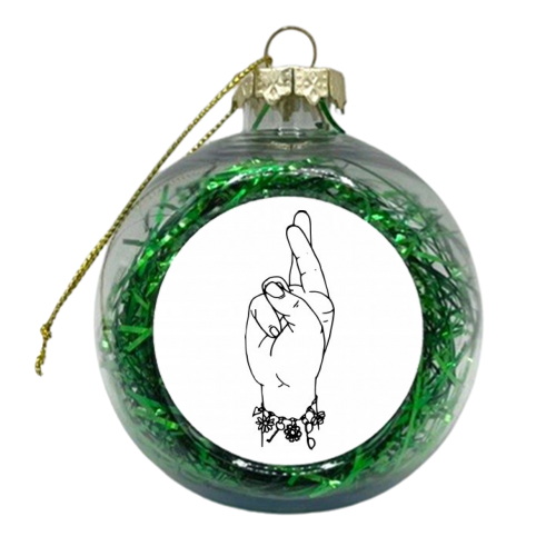 R - xmas bauble by mindy nettles