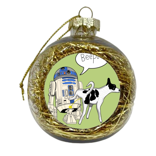 R2D2 - xmas bauble by ainsley wilson