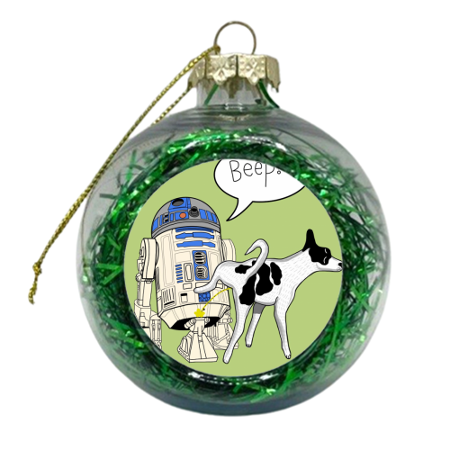 R2D2 - xmas bauble by ainsley wilson