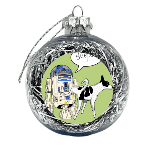 R2D2 - xmas bauble by ainsley wilson