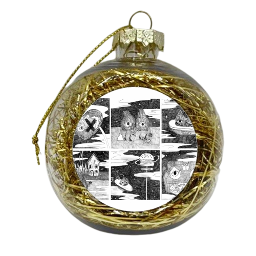 R3V3NG3 - xmas bauble by Lauren McNab