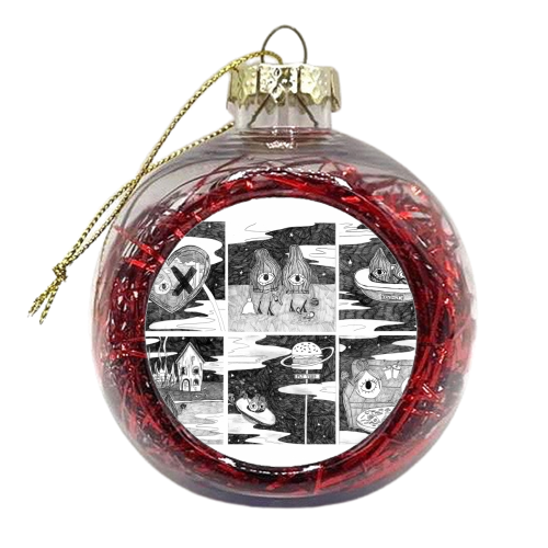 R3V3NG3 - xmas bauble by Lauren McNab