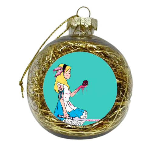 RABBIT SEASON - xmas bauble by Bambi Onassis