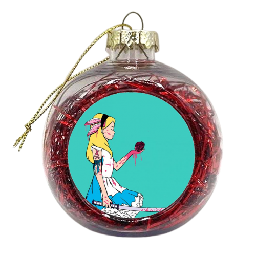 RABBIT SEASON - xmas bauble by Bambi Onassis