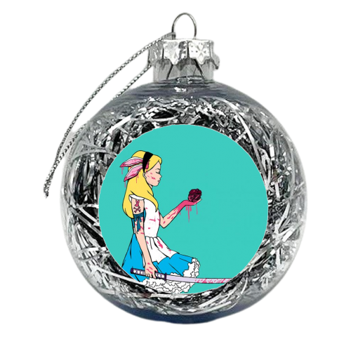 RABBIT SEASON - xmas bauble by Bambi Onassis