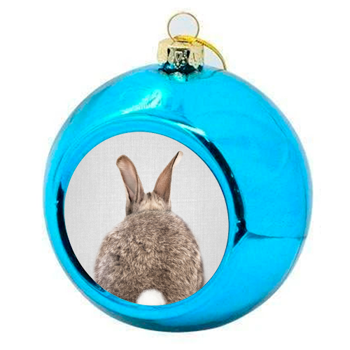 Rabbit Tail - Colorful - colourful christmas bauble by Gal Design