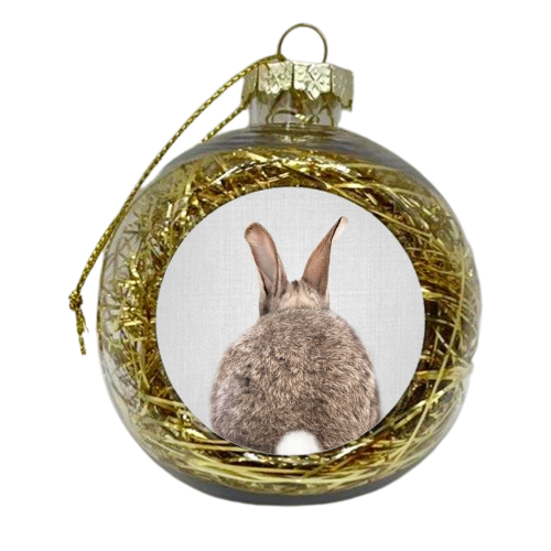Rabbit Tail - Colorful - xmas bauble by Gal Design