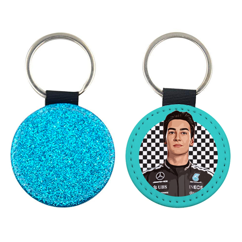 Racing George - keyring by DOLLY WOLFE