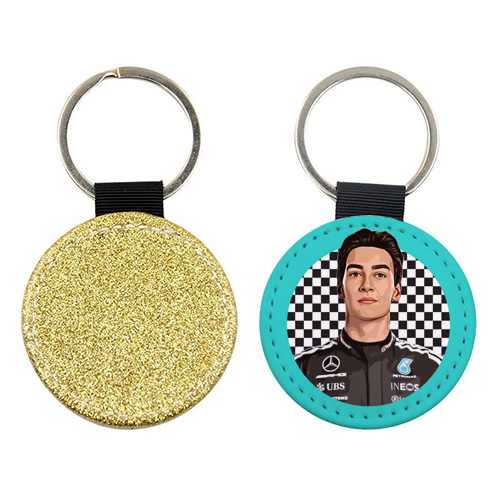 Racing George - keyring by DOLLY WOLFE