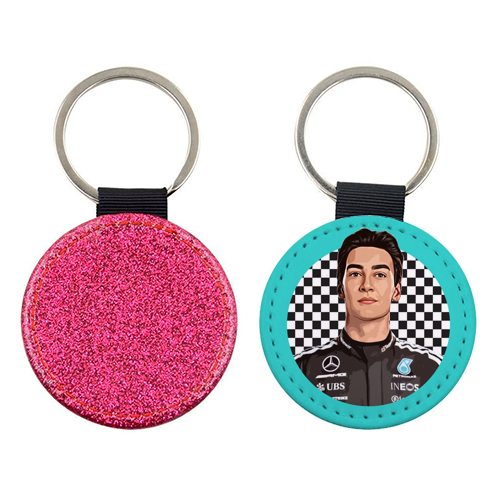Racing George - keyring by DOLLY WOLFE