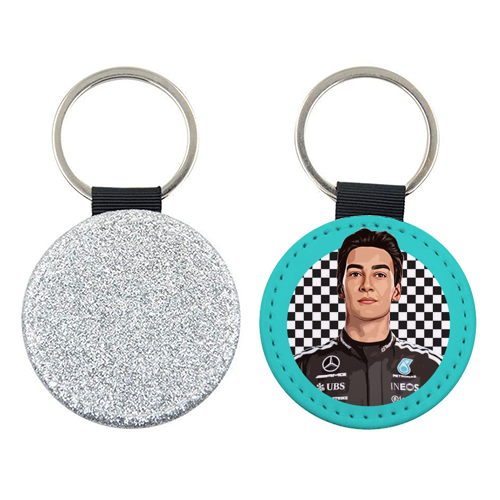 Racing George - keyring by DOLLY WOLFE
