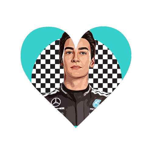 Racing George - Magnet by DOLLY WOLFE