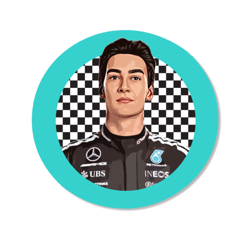 Racing George - Magnet by DOLLY WOLFE