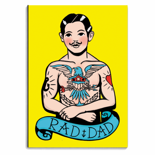 Rad Dad - personalised A4, A5, A6 notebook by Bite Your Granny