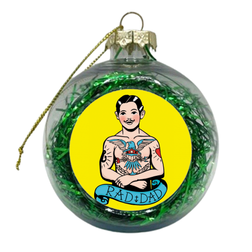 Rad Dad - xmas bauble by Bite Your Granny