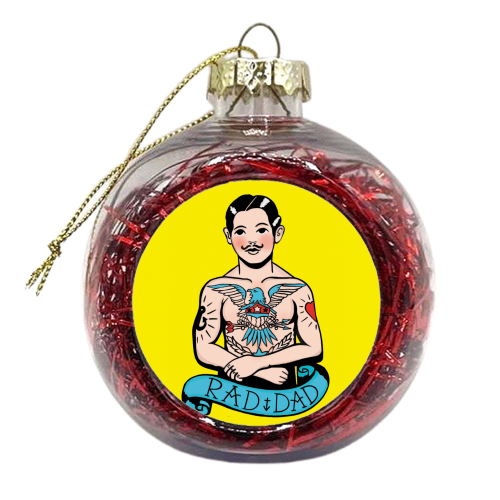 Rad Dad - xmas bauble by Bite Your Granny