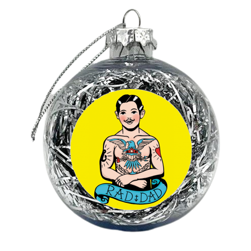 Rad Dad - xmas bauble by Bite Your Granny