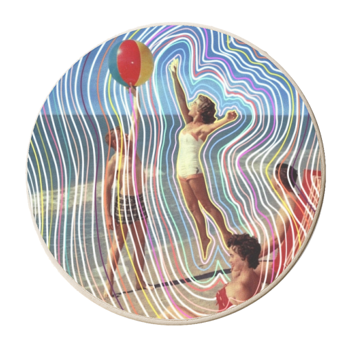 Radiating - personalised beer coaster by OhMC! Designs