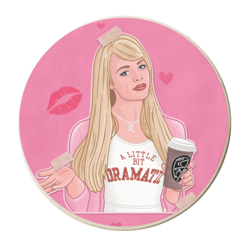 Ragina Mean Girls - personalised beer coaster by Loren Grosvenor