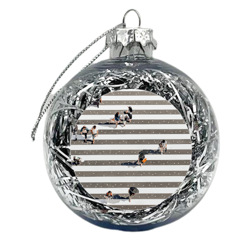 Rain Crossing - xmas bauble by Uma Prabhakar Gokhale