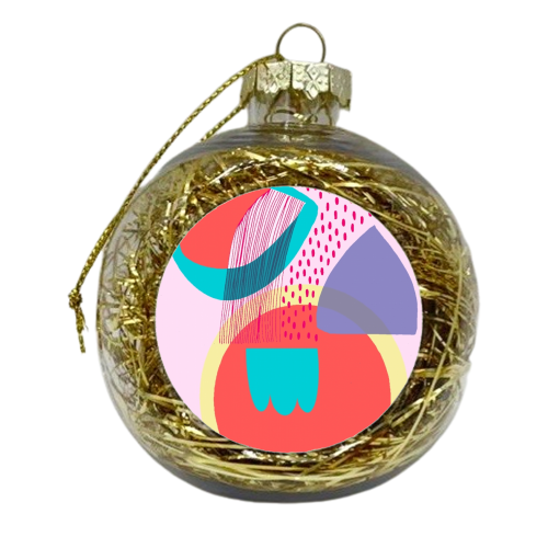 Rain Rain Go Away  - xmas bauble by Jennifer Duckett