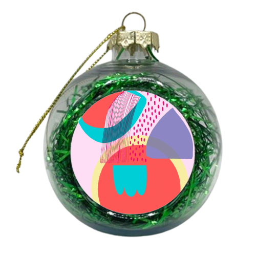 Rain Rain Go Away  - xmas bauble by Jennifer Duckett