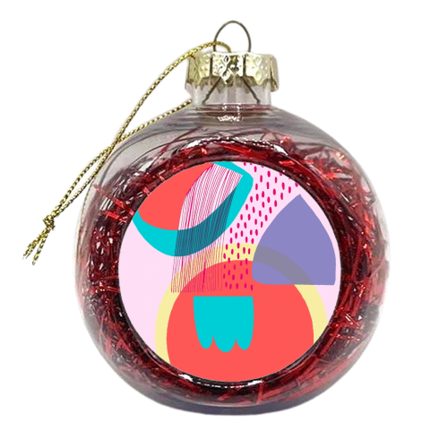 Rain Rain Go Away  - xmas bauble by Jennifer Duckett