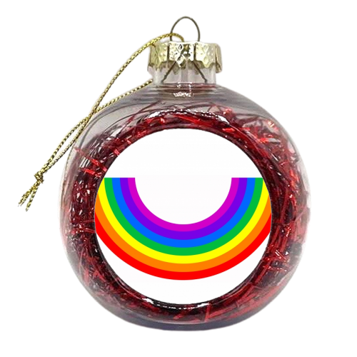 RAINBOW - xmas bauble by Wallace Elizabeth