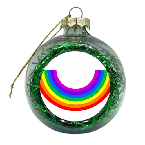 RAINBOW - xmas bauble by Wallace Elizabeth