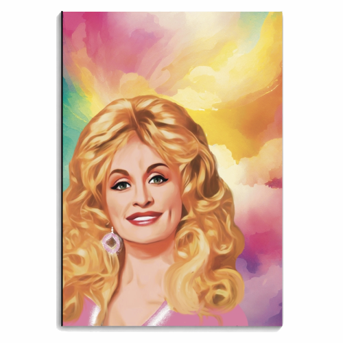 Rainbow Dolly - personalised A4, A5, A6 notebook by Giddy Kipper