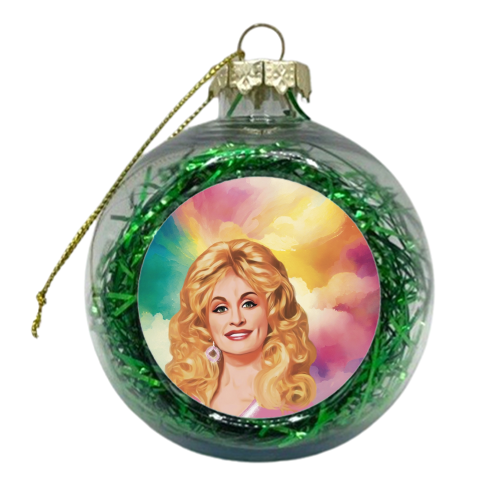 Rainbow Dolly - xmas bauble by Giddy Kipper
