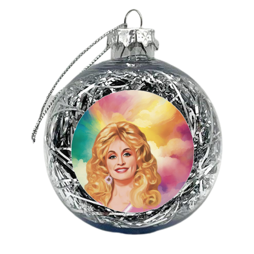 Rainbow Dolly - xmas bauble by Giddy Kipper