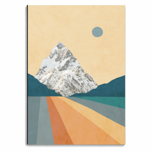 Rainbow me to the Mountains Art Print - personalised A4, A5, A6 notebook by Dominique Vari