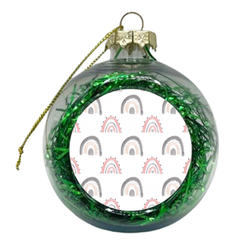 rainbow pattern - xmas bauble by Anastasios Konstantinidis