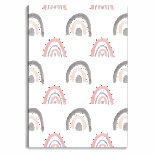 rainbow pattern - personalised A4, A5, A6 notebook by Anastasios Konstantinidis