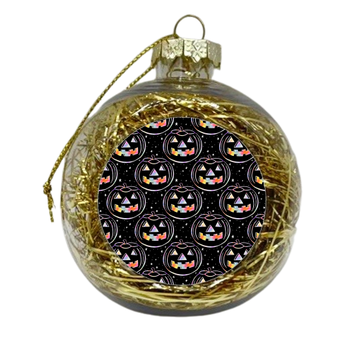 Rainbow Pumpkins - xmas bauble by Alice Palazon