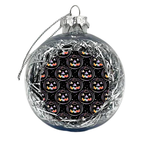 Rainbow Pumpkins - xmas bauble by Alice Palazon