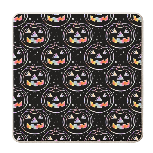 Rainbow Pumpkins - personalised beer coaster by Alice Palazon