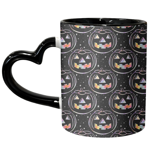Rainbow Pumpkins - unique mug by Alice Palazon