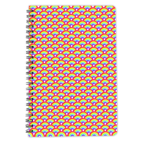 Rainbows - personalised A4, A5, A6 notebook by Dominic Early